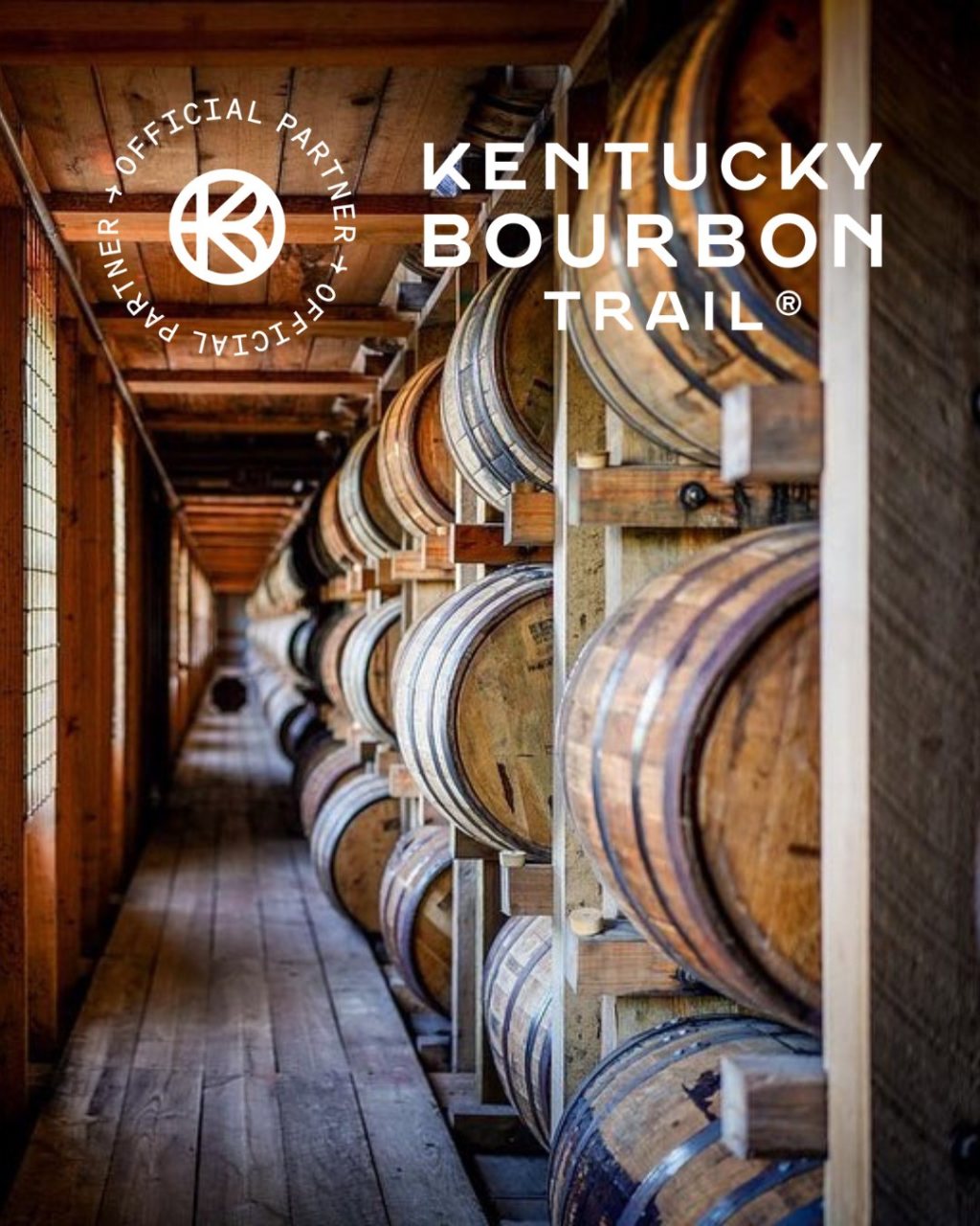 Barrels of bourbon
