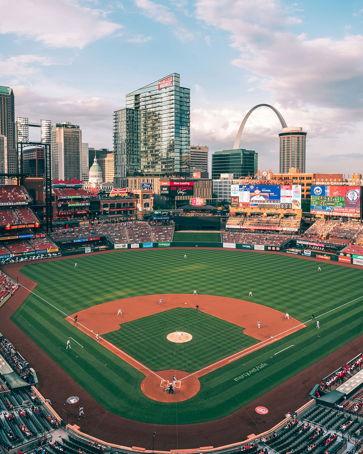 Busch Stadium in St. Louis, Missouri