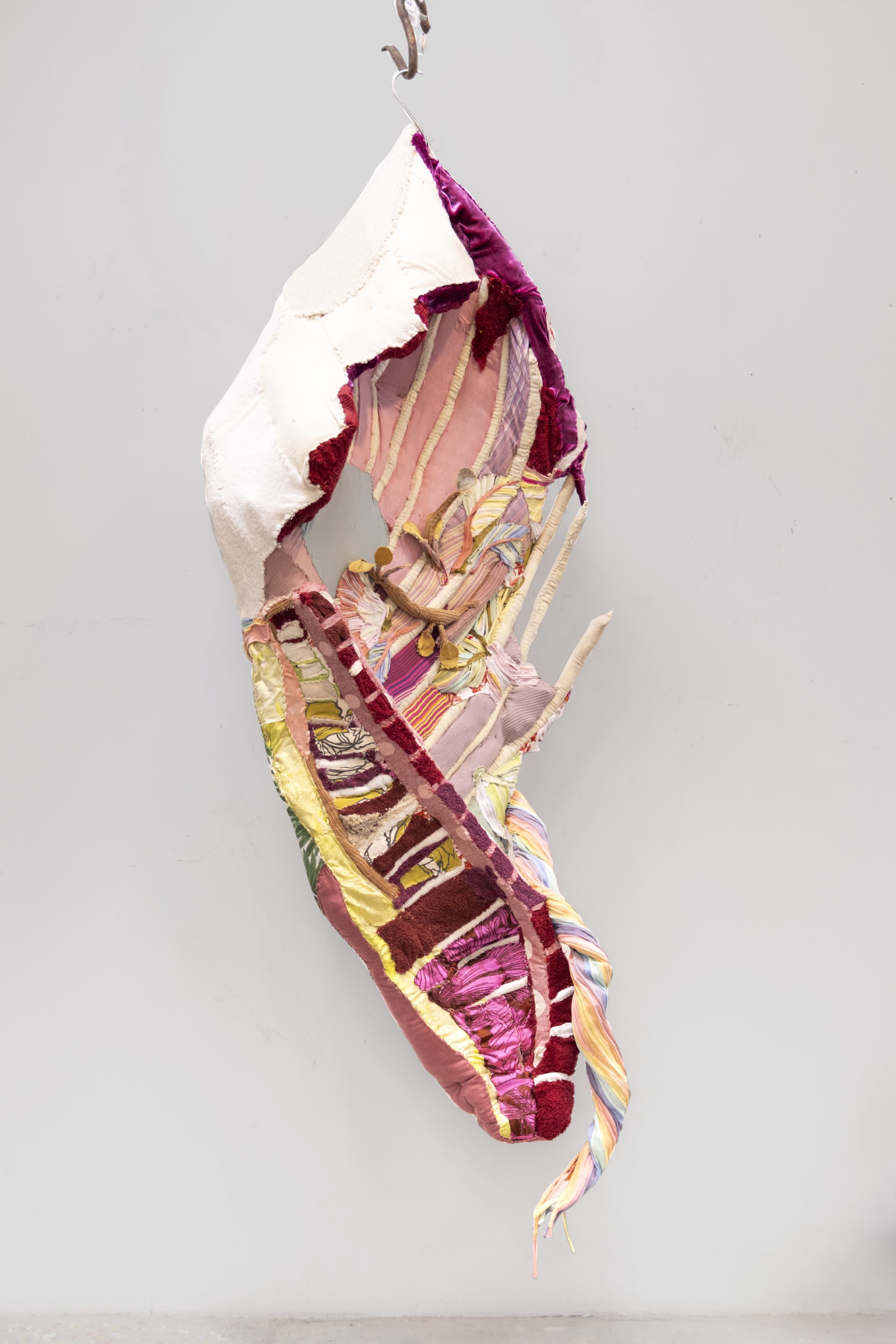 Tamara Kostianovsky In the Shape of Home, 2024 Discarded textiles and other fabrics