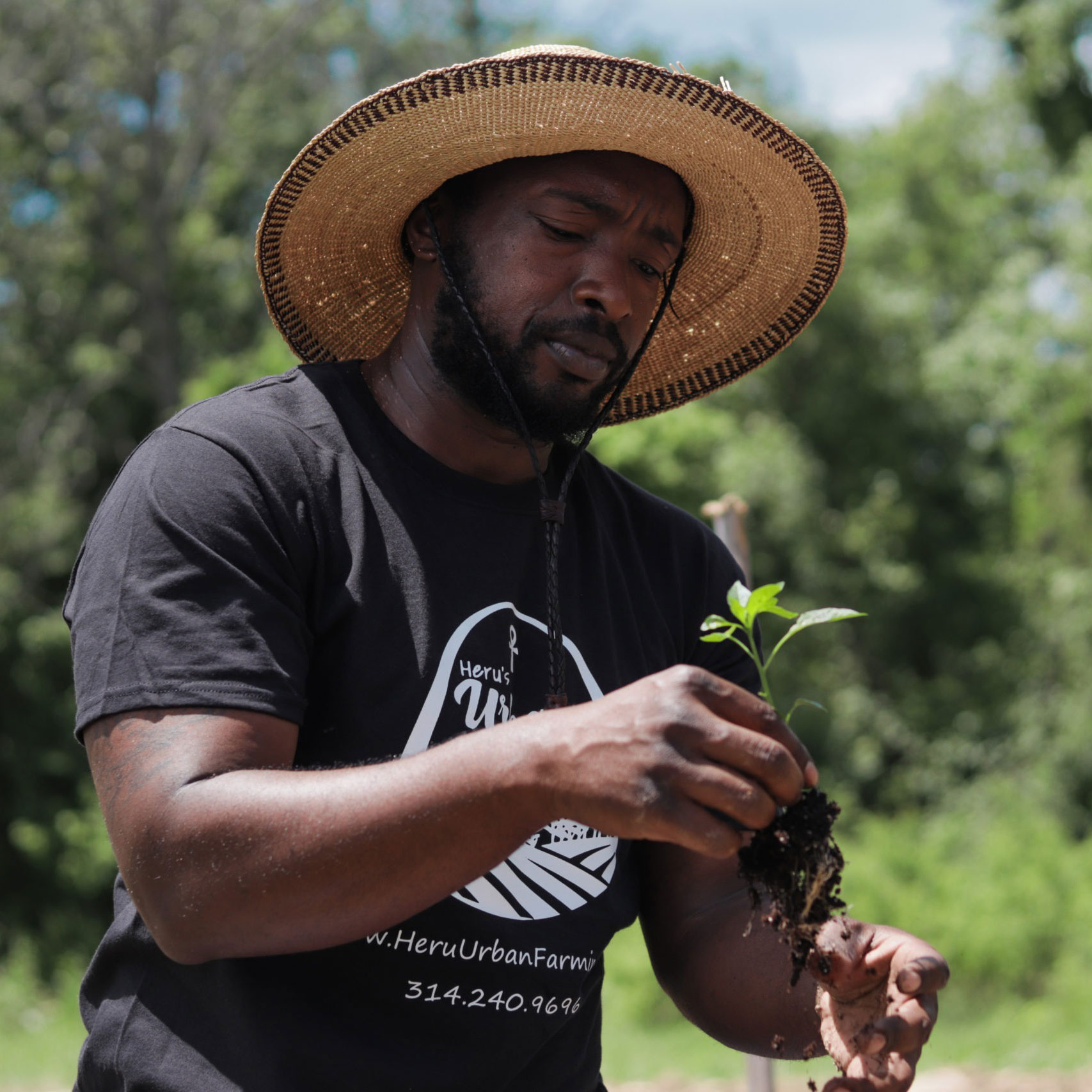 Heru Urban Farm Founder Tyrean “Heru” Lewis