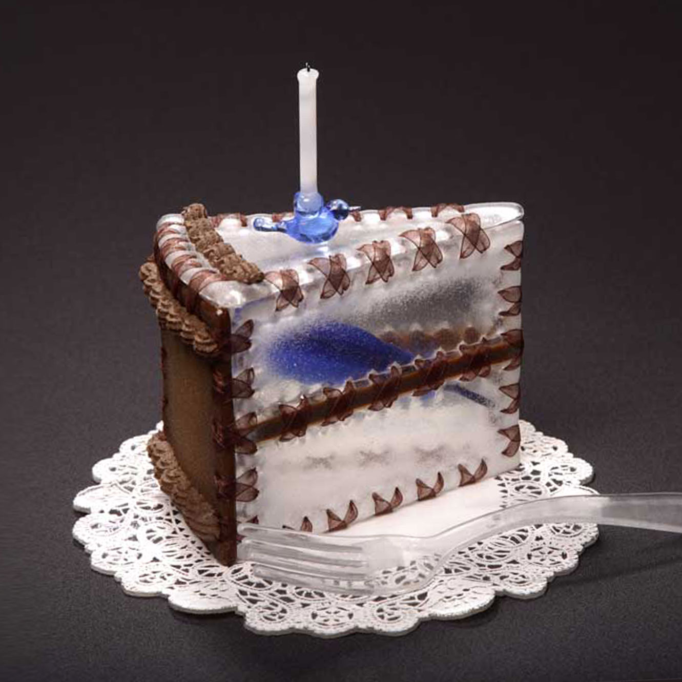 Glass sculpture by artist Susan Taylor Glasgow