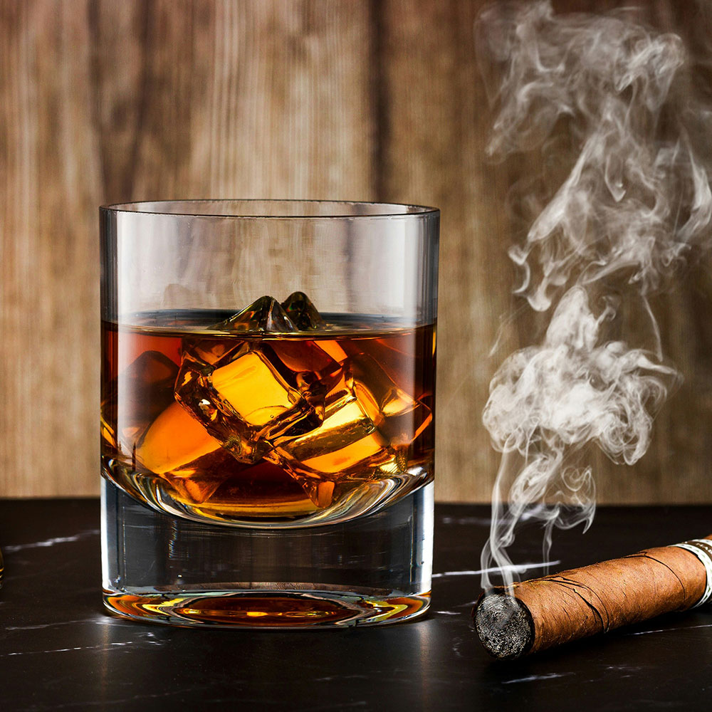 Whiskey and cigar event at 21c Museum Hotel St. Louis