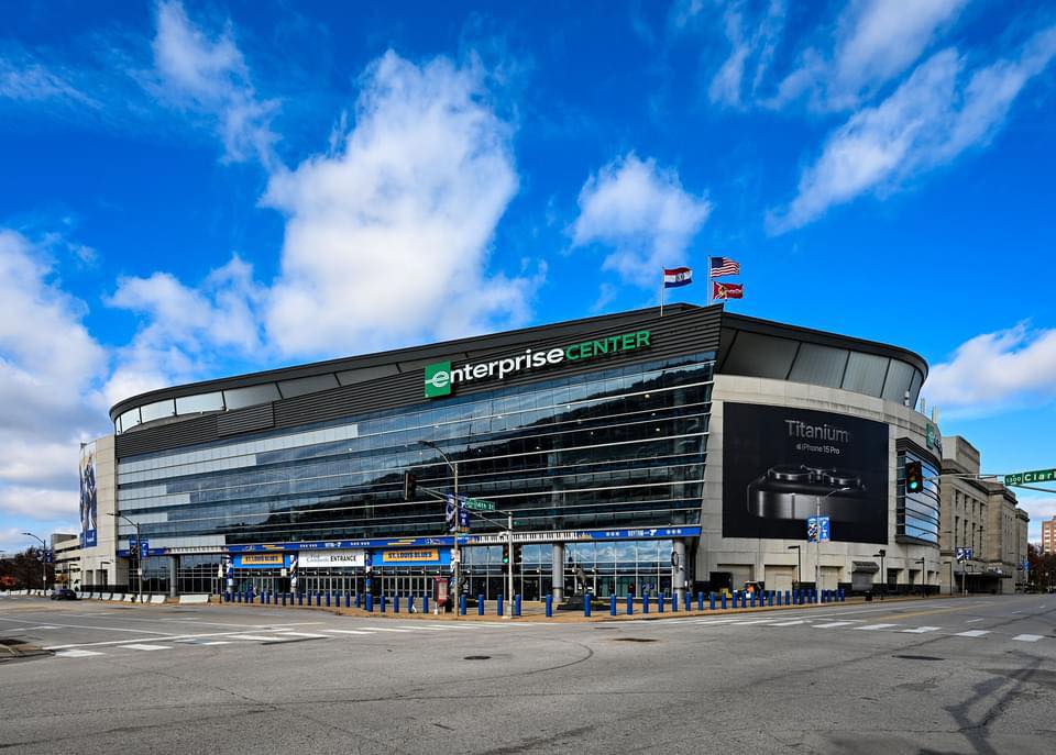 Enterprise Center in downtown St. Louis, Missouri